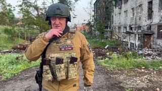 Евгений Пригожин в Бахмуте