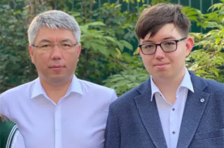 Сын Алексея Цыденова Георгий 