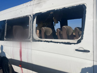 Российский дрон ударил по рейсовому автобусу в Днепропетровской области. Пять человек погибли