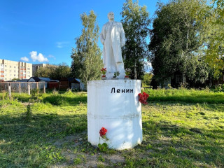 Ленин в Белозерске, Вологодская область