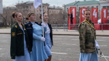 В Чите жен и матерей погибших «героев СВО» впервые отправили маршировать на параде Победы 