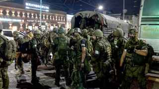 Бойцы ЧВК «Вагнер» в Ростове