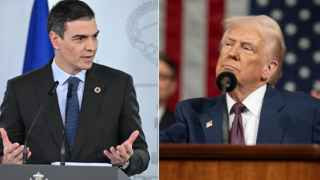 Педро Санчес и Дональд Трамп