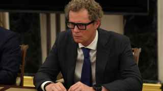 Руководитель Федеральной налоговой службы Даниил Егоров перед началом совещания по экономическим вопросам.