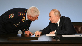 Глава МВД Владимир Колокольцев и Владимир Путин