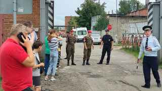 Проходная ЗОМЗ после взрыва