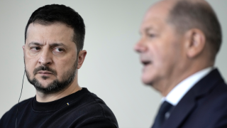 Олаф Шольц и Владимир Зеленский