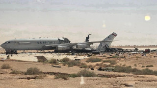 Boeing E-3 Sentry на авиабазе Принц Султан в Саудовской Аравии