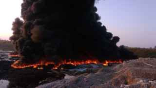 Донбасс сгорает в прямом и переносном смысле этого слова