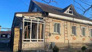 Село Гончаровка Курской области после обстрела