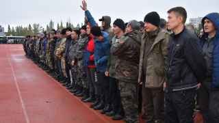 Проводы мобилизованных в Туймазах