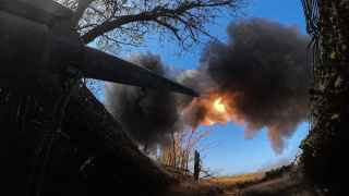 Российская артиллерия в Херсонской области Украины