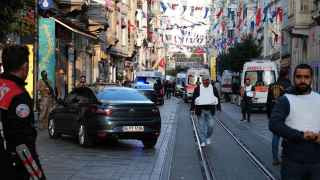 Улица Истикляль в Стамбуле после взрыва