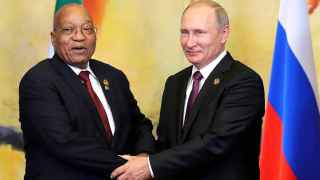 Джейкоб Зума и Владимир Путин