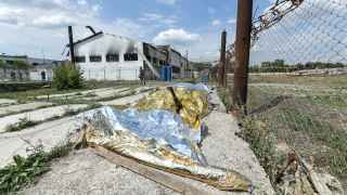 Колония в Еленовке после обстрела