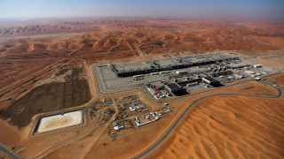 Нефтяное месторождение компании Aramco в пустыне Руб-эль-Хали