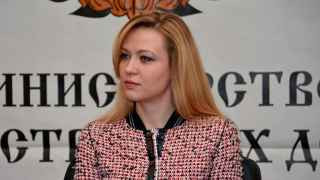 Глава МИД ДНР Наталья Никонорова.