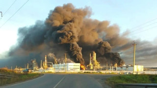 Пожар на Пермском НПЗ «Лукойла»
