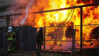 Киев после российского обстрела осенью 2022 года