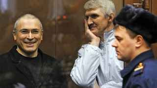 Михаил Ходорковский и Платон Лебедев в 2010 г.