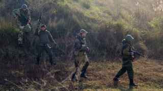 Мобилизованные на учениях