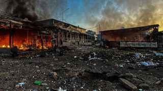 Харьковская область Украины после российского обстрела