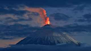 Вулкан Ключевской на Камчатке