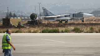 Российский Сухой Су-24 в Латакии, Сирия