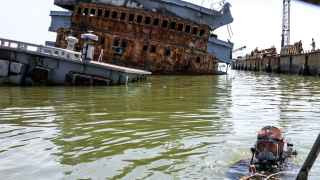 Мариупольский морской торговый порт.