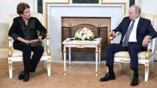 Путин с президентом Нового банка развития Дилмой Роуссефф