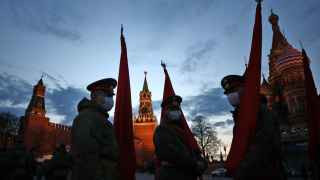 Репетиция парада Победы в Москве. 