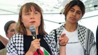 Грета Тунберг выступает за Палестину, то есть против цивилизации