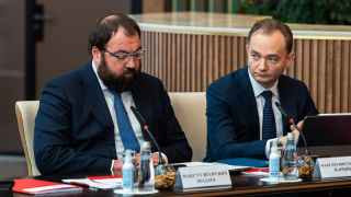 Глава Минцифры Максут Шадаев и его заместитель Максим Паршин