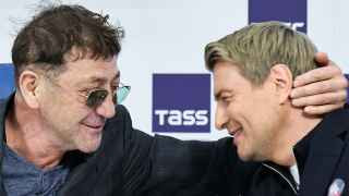 Певцы Григорий Лепс и Николай Басков