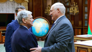 Александр Лукашенко и Джон Коул