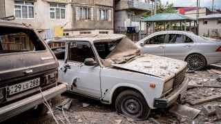 Последствия обстрела Степанакерта