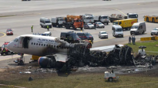 Последствия крушения SSJ-100 в Шереметьево 