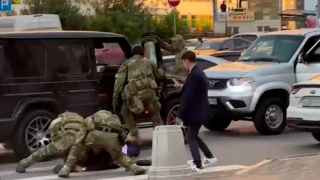 Скриншот видео задержания 