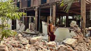 Последствия землетрясения в Мьянме