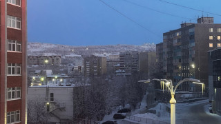 Частично обесточенный Мурманск