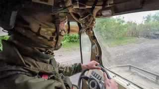 Российский военнослужащий в Харьковской области Украины
