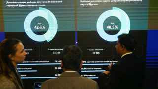 Иностранные эксперты и наблюдатели в Общественном штабе по наблюдению за выборами в Москве, 2021 г.