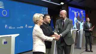 Саммит Европейского союза в Брюсселе в феврале 2023