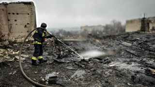 Сумская область Украины после российской атаки