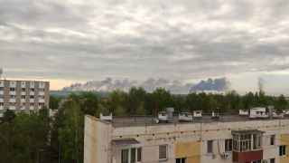 последствия атаки БПЛА в Нижнекамске