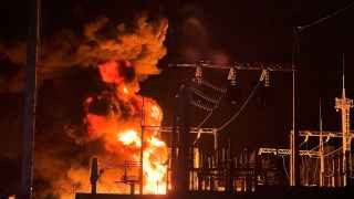 Пожар на ТЭЦ в Белгороде 14 октября