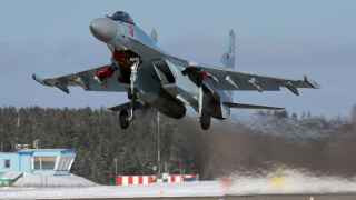 Учебно-тренировочные полеты авиации Западного военного округа.