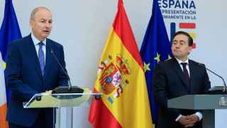 Министр иностранных дел Ирландии Михол Мартин и министр иностранных дел Испании Хосе Мануэль Альбарес Буэно