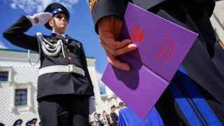 Вручение аттестатов выпускникам кадетских классов ФСО 