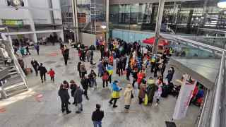 Беженцы из Украины в Берлине